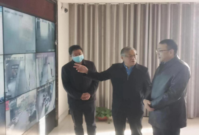 省国资委党委书记洪涛及省国资委第四专项督导检查组来我司检查天下“两会”重点时段清静生产事情