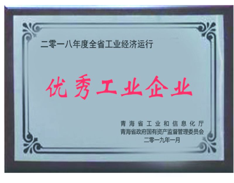 2018年度优异工业企业