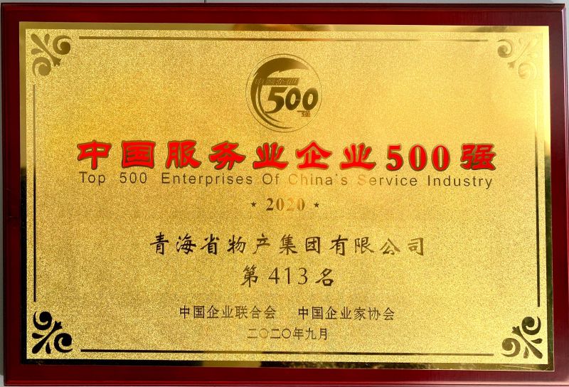2020年中国效劳业企业500强