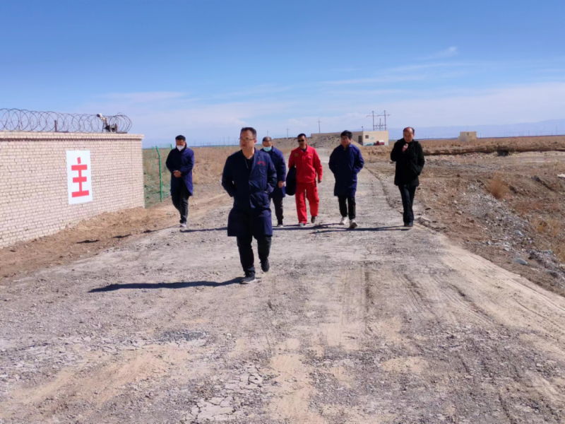 省国资委第四专项督导检查组莅临我司格尔木民爆物品贮存库检查清静生产事情