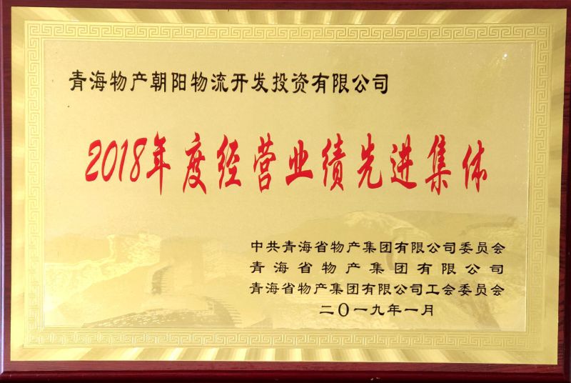 2018年度谋划业绩先进整体