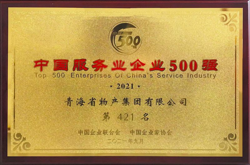 2021年效劳业企业500强