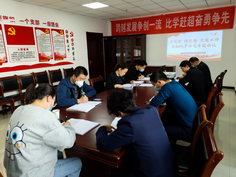 中共青海省临空经济区开发投资有限公司支部委员会召开“学报告 悟头脑 坚定不移周全从严治党”专题聚会