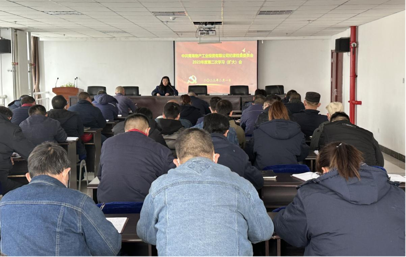 8040WWW威尼斯工投公司纪委召开2023年度第二次学习（扩大）会