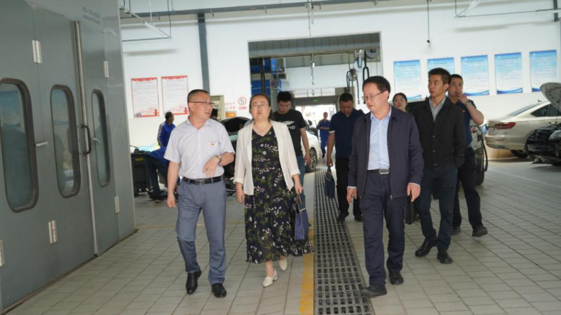 省委主题教育第九巡回指导组莅临8040WWW威尼斯汽贸公司督导调研主题教育各项事情
