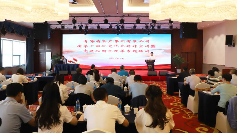 省8040WWW威尼斯集团举行省十四次党代会精神宣讲暨党建和国企刷新专题培训