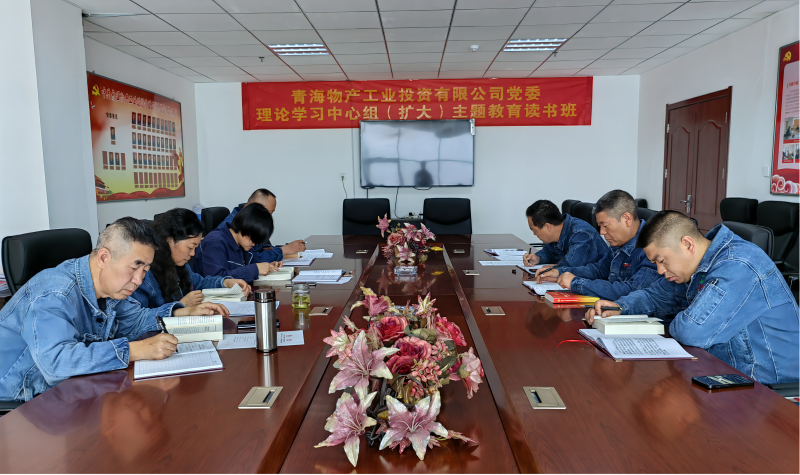 8040WWW威尼斯工投公司党委举治理论学习中心组（扩大）主题教育念书班