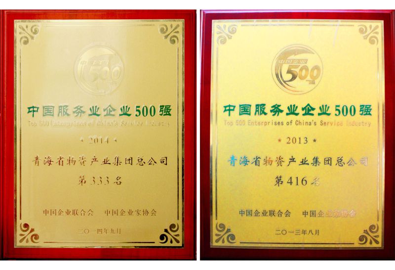 2013年度中国效劳业企业500强