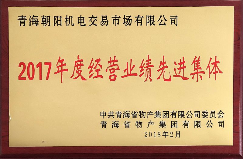 2017年度谋划业绩先进整体