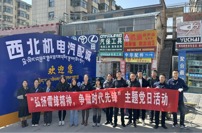 三建公司党支部、团支部联合开展“雷锋月”主题党日、团日运动