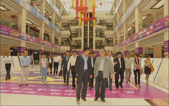 副省长王黎明一行视察向阳物流园区，临空经济开发区事情