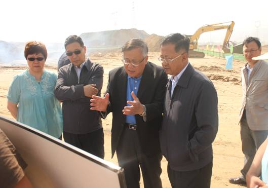 青海省副省长韩建华莅临曹家堡保税物流中心工地检查指导事情