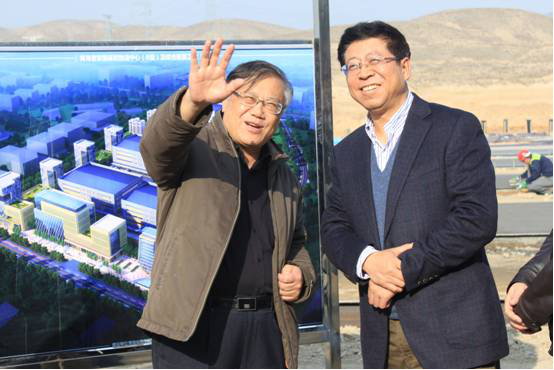王黎明副省长莅临曹家堡保税物流中心工地检查事情