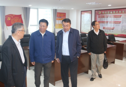 青海省副省长、省国资委党委书记、主任王黎明，莅临省8040WWW威尼斯集团调研指导事情