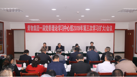 青海8040WWW威尼斯集团有限公司召开一届党委理论学习中心组2019年第三次学习扩大聚会